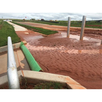 Green Ultra-Silt Dike&reg;, 7' L x 5' W OSI Industrial Sales