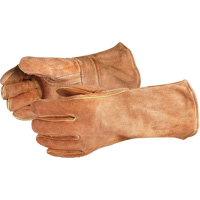 Endura&reg; 505BS Deluxe Brown Welding Gloves, Split Cowhide, Size Large OSI Industrial Sales
