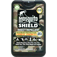 Pocket-Sized Mosquito Shield Insect Repellent, 30% DEET, Spray, 40 ml OSI Industrial Sales