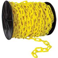 Heavy-Duty Plastic Safety Chain, Green, 2" Link, 120' Length OSI Industrial Sales