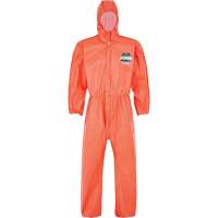 MicroMax&reg; NS Coverall with Elastic Hood, Cuffs, Waist & Ankles, Small, Orange, Microporous OSI Industrial Sales