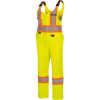 6000W Women's High-Visibility Traffic Safety Overalls, Polyester, X-Small, High Visibility Lime-Yellow OSI Industrial Sales