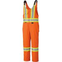 6617ZT High-Visibility Safety Overalls with Leg Zippers, Poly-Cotton, 40 (Tall), High Visibility Orange OSI Industrial Sales