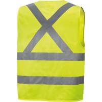 6886 High-Visibility Tricot Safety Vest, High Visibility Lime-Yellow, Small, Polyester OSI Industrial Sales