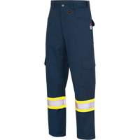 7764 Pantalons de s&eacute;curit&eacute; ignifuges et r&eacute;sistants aux arcs &eacute;lectriques &agrave; haute visibilit&eacute; 88/12 FR-Tech, 30, x 32, Bleu marin OSI Industrial Sales