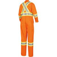 5551T Combinaison ignifuge et r&eacute;sistant aux arcs &eacute;lectriques Flame-Gard, Taille 42 (grande taille), Orange haute visibilit&eacute;, 9,1 cal/cm² OSI Industrial Sales