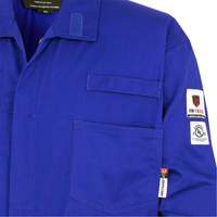 7779T Combinaisons ignifuges r&eacute;sistants aux arcs &eacute;lectriques 88/12 FR-Tech, Taille 40 (grand taille), Bleu royal, 10 cal/cm² OSI Industrial Sales
