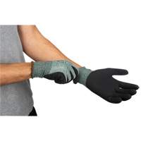 Gants &eacute;cologiques enduits &agrave; prise cr&ecirc;p&eacute;e, 9, R&ecirc;vetement Mousse de latex, Calibre 15, Enveloppe en Nylon/rPET OSI Industrial Sales