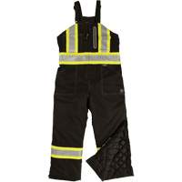 Ripstop Insulated Safety Bib Overall, Polyester, X-Small, Black OSI Industrial Sales