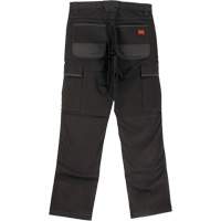 WP100 Work Pants, Cotton/Spandex, Black, Size 0, 30 Inseam OSI Industrial Sales