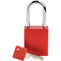 Cadenas de s&eacute;curit&eacute;, Cadenas de s&eacute;curit&eacute;, Cl&eacute;s diff&eacute;rentes, Aluminium, Largeur de 1-1/2" OSI Industrial Sales
