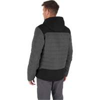 Veste chauffante M12 QuietShell avec pile, Hommes, Petit, Gris OSI Industrial Sales