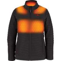 Manteau chauffant M12 Axis avec pile, Femmes, Grand, Noir OSI Industrial Sales