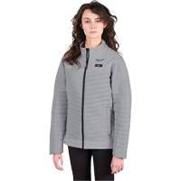 Manteau chauffant M12 Axis avec pile, Femmes, Petit, Gris OSI Industrial Sales