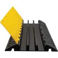 Protecteur de c&acirc;bles en polyur&eacute;thane, 3 canaux, 35,43" lo x 19,69" la x 3" h OSI Industrial Sales
