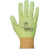 Gants r&eacute;sistant aux coupures haute visibilit&eacute; S18TAXFN, Taille 6, Calibre 18, Rev&ecirc;tement Mousse de nitrile, Enveloppe en TenActiv, ASTM ANSI niveau A9 OSI Industrial Sales