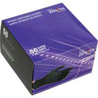 Emballages de gants jetables pour machine distributrice, Petit, Nitrile, 5 mils, Sans poudre, Noir, Classe 2 OSI Industrial Sales