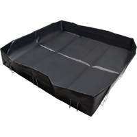 Wire Bracket Berm, 268 US gal. Capacity, 6' W x 8' L x 12" H, L-Bracket OSI Industrial Sales