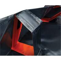 IBX Wall Pop-Up Berm, 1077 US gal. Capacity, 12' W x 12' L x 12" H, Snap-Up Bracket OSI Industrial Sales