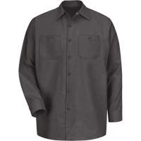 Chemise industrielle de travail &agrave; manches longues, Hommes, Moyen, Charbon OSI Industrial Sales