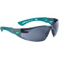 RUSH+ Small Safety Glasses, Smoke Lens, Anti-Fog/Anti-Scratch OSI Industrial Sales