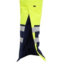 Bisley&reg; Extreme Cold Bib Overall, Polyester, Small, High Visibility Lime-Yellow OSI Industrial Sales