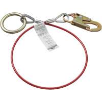 AS-21210-6 6' Cable Anchor with Snap Hook & O-Ring, Sling, Temporary Use OSI Industrial Sales