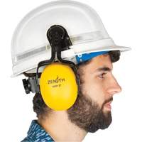 Cache-oreilles passifs, Fixation pour casque, 27 NRR dB OSI Industrial Sales