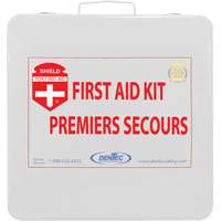 Shield First Aid Kit, Meets/Exceeds CSA Z1220-24 Type 2 Low-Risk Environment, Medium (26-50 Workers) OSI Industrial Sales