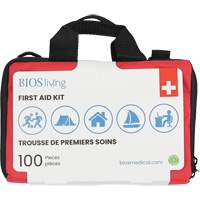 100-Piece Home & Travel First Aid Kit, Nylon Bag OSI Industrial Sales