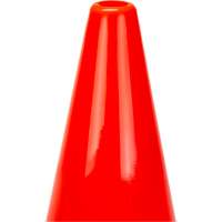 C&ocirc;ne de signalisation de premi&egrave;re qualit&eacute;, 12", Orange OSI Industrial Sales