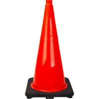 C&ocirc;ne de signalisation de premi&egrave;re qualit&eacute;, 28", Orange OSI Industrial Sales