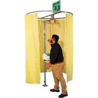 Pipe Mounted Safety Shower Modesty Curtain OSI Industrial Sales