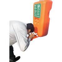 Portable Self-Contained Eyewash Station, Gravity-Fed, 10 gal. Capacity, Meets ANSI Z358.1 OSI Industrial Sales
