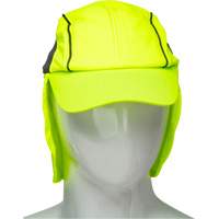 Chapeaux de refroidissement avec voiles pour le cou, Lime haute visibilit&eacute; OSI Industrial Sales