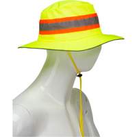 Chapeau de p&ecirc;cheur &agrave; refroidissement par &eacute;vaporation, Lime haute visibilit&eacute; OSI Industrial Sales