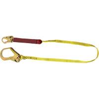 External Energy Absorber Lanyard with 2-1/4" Hook, 6', Snap Hook Center, Snap Hook Leg Ends, Polyester OSI Industrial Sales
