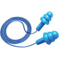 Hush 50-25 Reusable Metal Detectable Earplugs, Corded, One-Size, Bulk - Box, 25 NRR dB OSI Industrial Sales