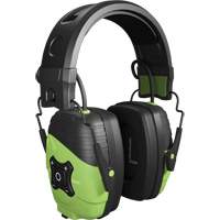 Safety Green Link Aware Bluetooth Earmuffs, Headband Style, 25 dB OSI Industrial Sales
