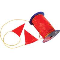 Warning Line with Flags, 328' L, Orange/Yellow OSI Industrial Sales