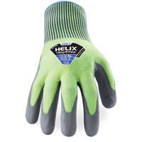 Gants r&eacute;sistant &agrave; la coupe & l'abrasion Helix 2057, Taille 6/T-petit, Calibre 13, Rev&ecirc;tement Polyur&eacute;thane, Enveloppe en PEHP, ASTM ANSI niveau A4/EN 388 niveau C OSI Industrial Sales