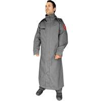 Manteau ignifuge de 52' avec capuchon fixe CoreMAX, Petit, Gris OSI Industrial Sales