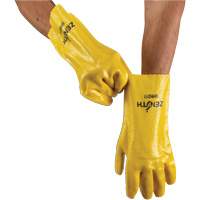 Gants &agrave; fini rugueux et r&eacute;sistants aux produits chimiques, Taille 9, 12" lo, PVC, Doublure en Interlock, 47-mil OSI Industrial Sales