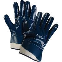 Gants &agrave; poignet de s&eacute;curit&eacute; de poids lourd, 10/T-Grand, R&ecirc;vetement Nitrile, Enveloppe en Coton OSI Industrial Sales