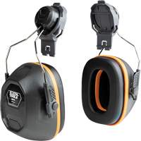 Cache-oreilles pour casques de s&eacute;curit&eacute;, Fixation pour casque, 27 NRR dB OSI Industrial Sales