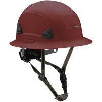 Casque Fibre Metal de style escalade avec bordure compl&egrave;te, R&eacute;pond aux normes CSA type 2, Suspension Rochet, Non ventil&eacute; OSI Industrial Sales