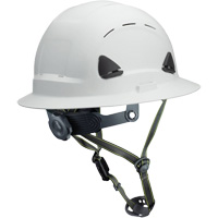 Casque Fibre Metal de style escalade avec bordure compl&egrave;te, R&eacute;pond aux normes CSA type 2, Suspension Rochet, Ventil&eacute; OSI Industrial Sales