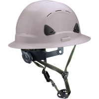 Casque Fibre Metal de style escalade avec bordure compl&egrave;te, R&eacute;pond aux normes CSA type 2, Suspension Rochet, Ventil&eacute; OSI Industrial Sales