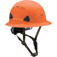 Casque Fibre Metal de style escalade avec bordure compl&egrave;te, R&eacute;pond aux normes CSA type 2, Suspension Rochet, Ventil&eacute; OSI Industrial Sales