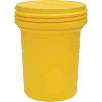 Lab Pack Plastic Barrel Drum with Screw-On Lid, 30 US gal., Mobile/Stationary OSI Industrial Sales